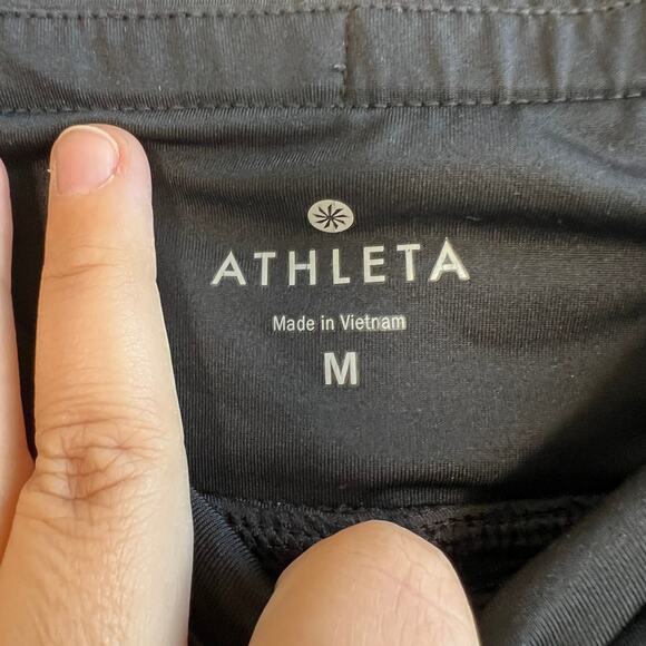 Athleta Black Tiered Swagger Skort Sz M Woman's Tennis Skirt - Picture 6 of 9